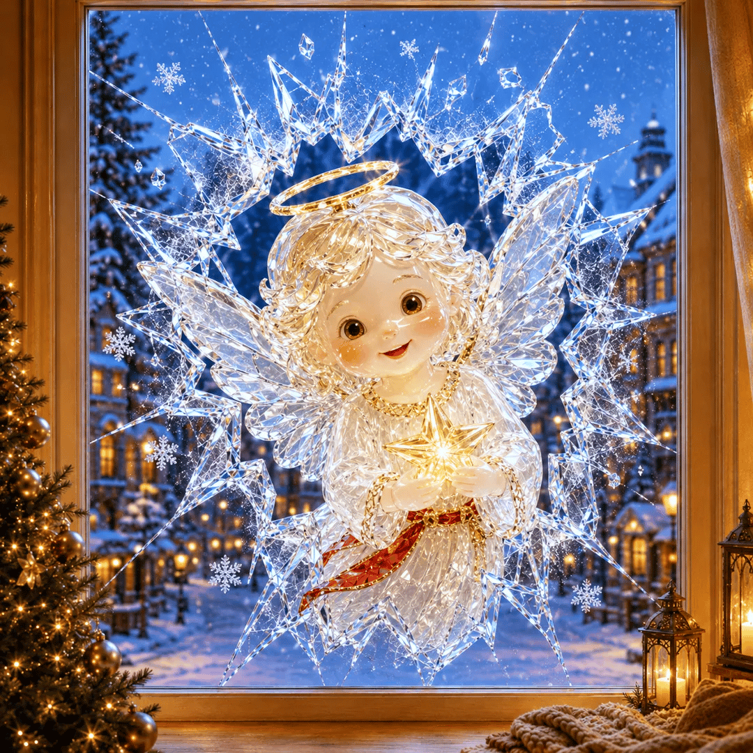 CrystalNoel 3D Christmas Window Sticker 5