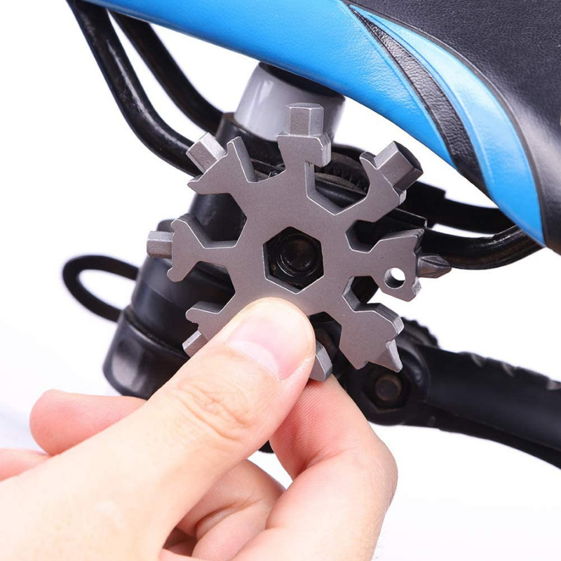 SnowMate 18 in 1 Stainless Steel Snowflake Multi Tool 10