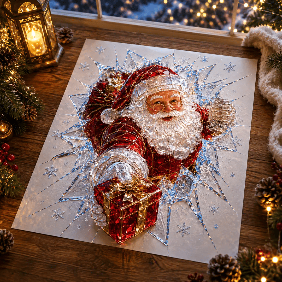 CrystalNoel 3D Christmas Window Sticker 12