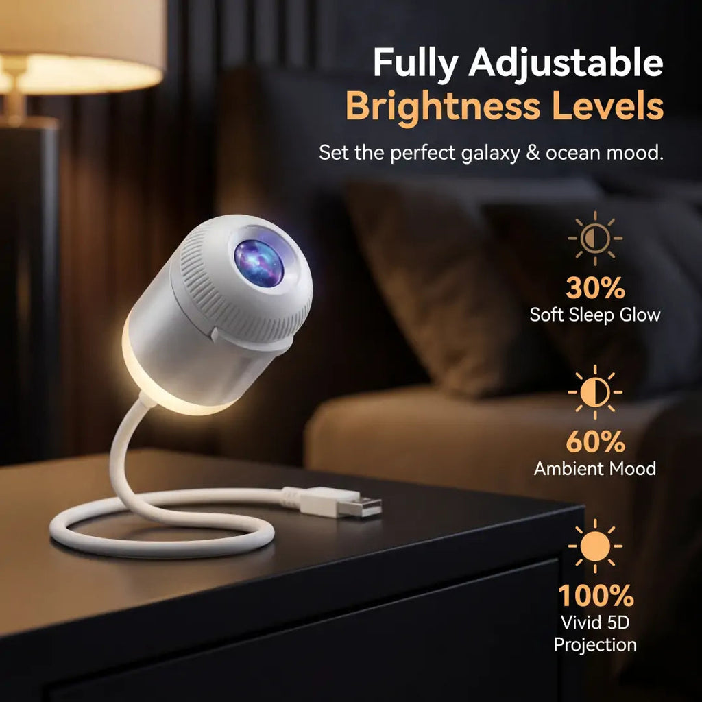 GalaxyWave Starry Sky & Ocean Projector Night Light 11