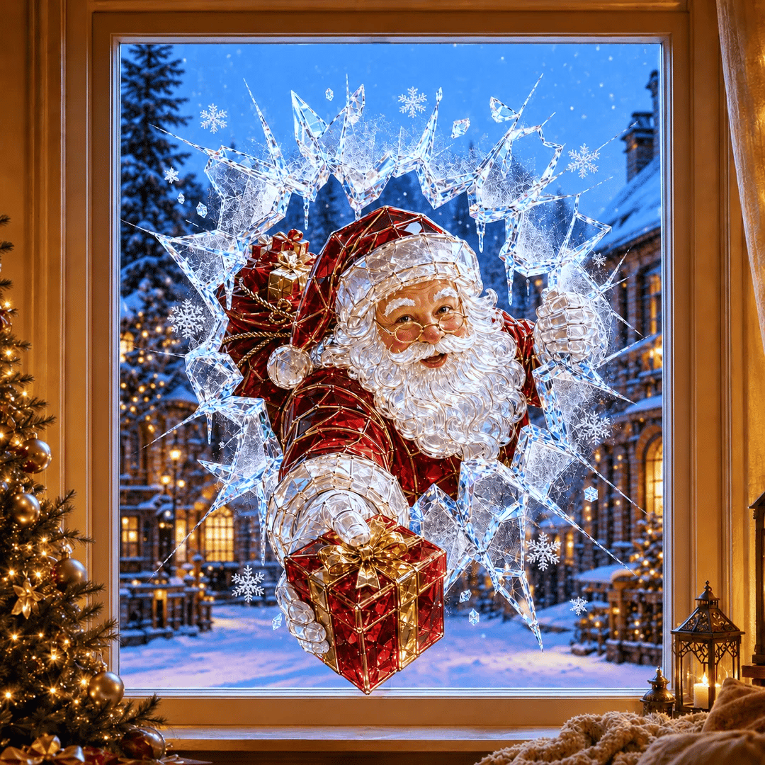 CrystalNoel 3D Christmas Window Sticker 3