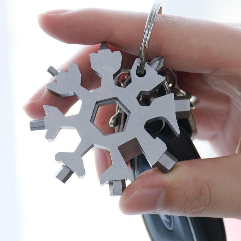SnowMate 18 in 1 Stainless Steel Snowflake Multi Tool 9