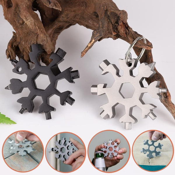 SnowMate 18 in 1 Stainless Steel Snowflake Multi Tool 6