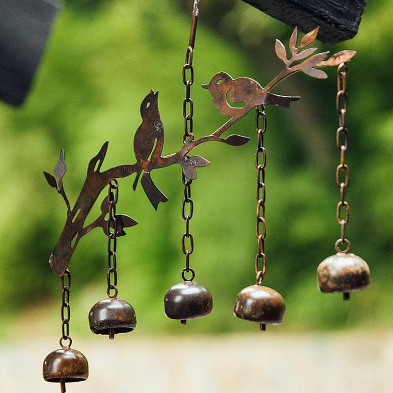 Serena Metal Bird Wind Chime with Bells 2