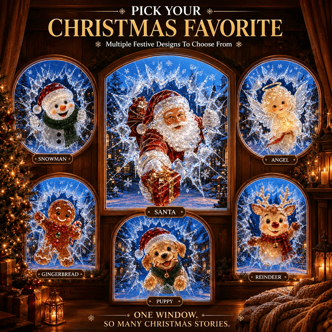 CrystalNoel 3D Christmas Window Sticker 11