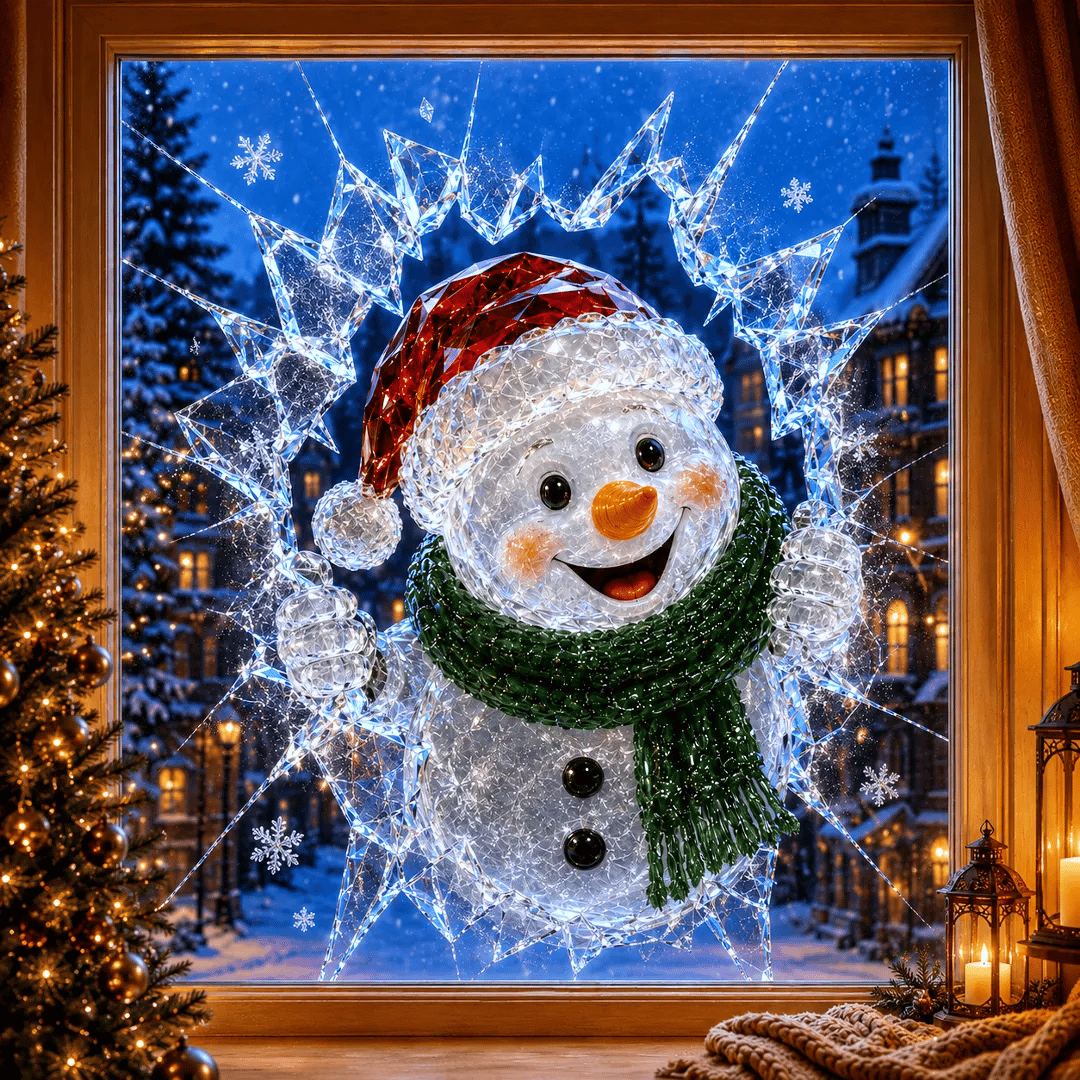 CrystalNoel 3D Christmas Window Sticker 4