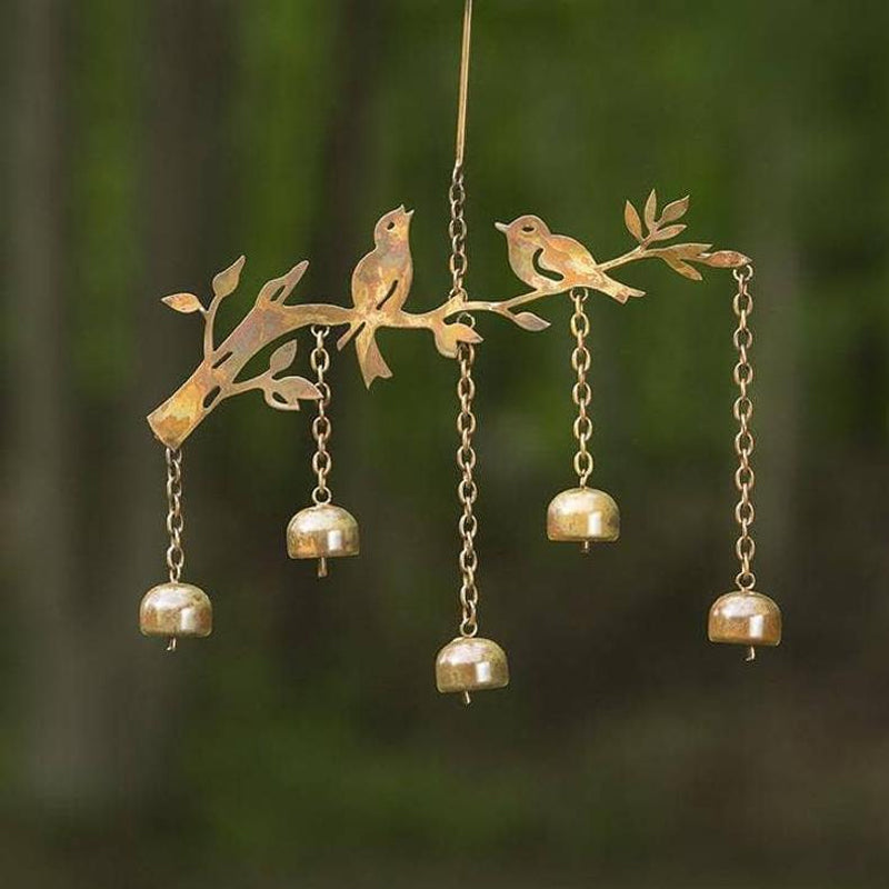 Serena Metal Bird Wind Chime with Bells 3