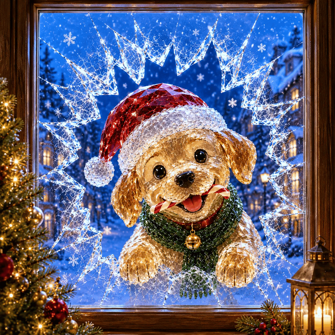 CrystalNoel 3D Christmas Window Sticker 6