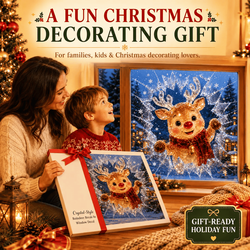 CrystalNoel 3D Christmas Window Sticker 13