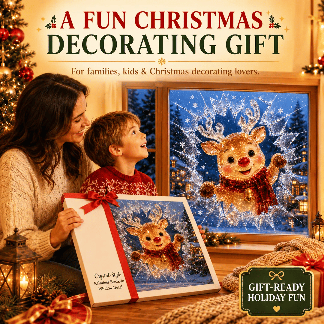 CrystalNoel 3D Christmas Window Sticker 13