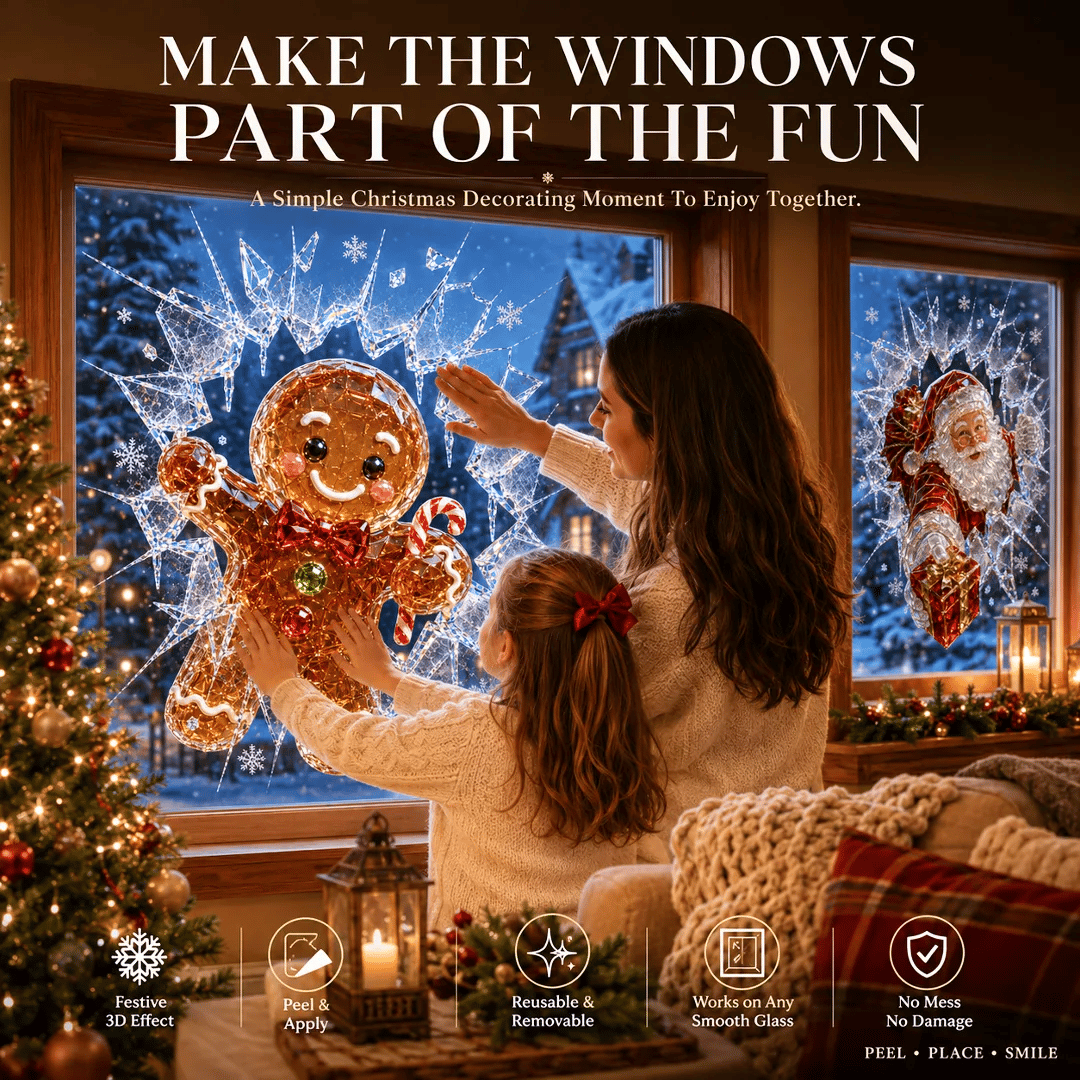 CrystalNoel 3D Christmas Window Sticker 14