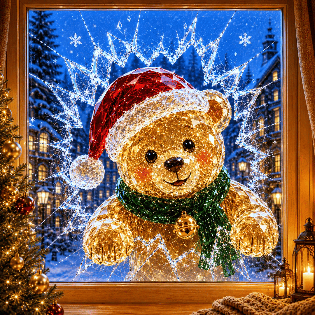 CrystalNoel 3D Christmas Window Sticker 9