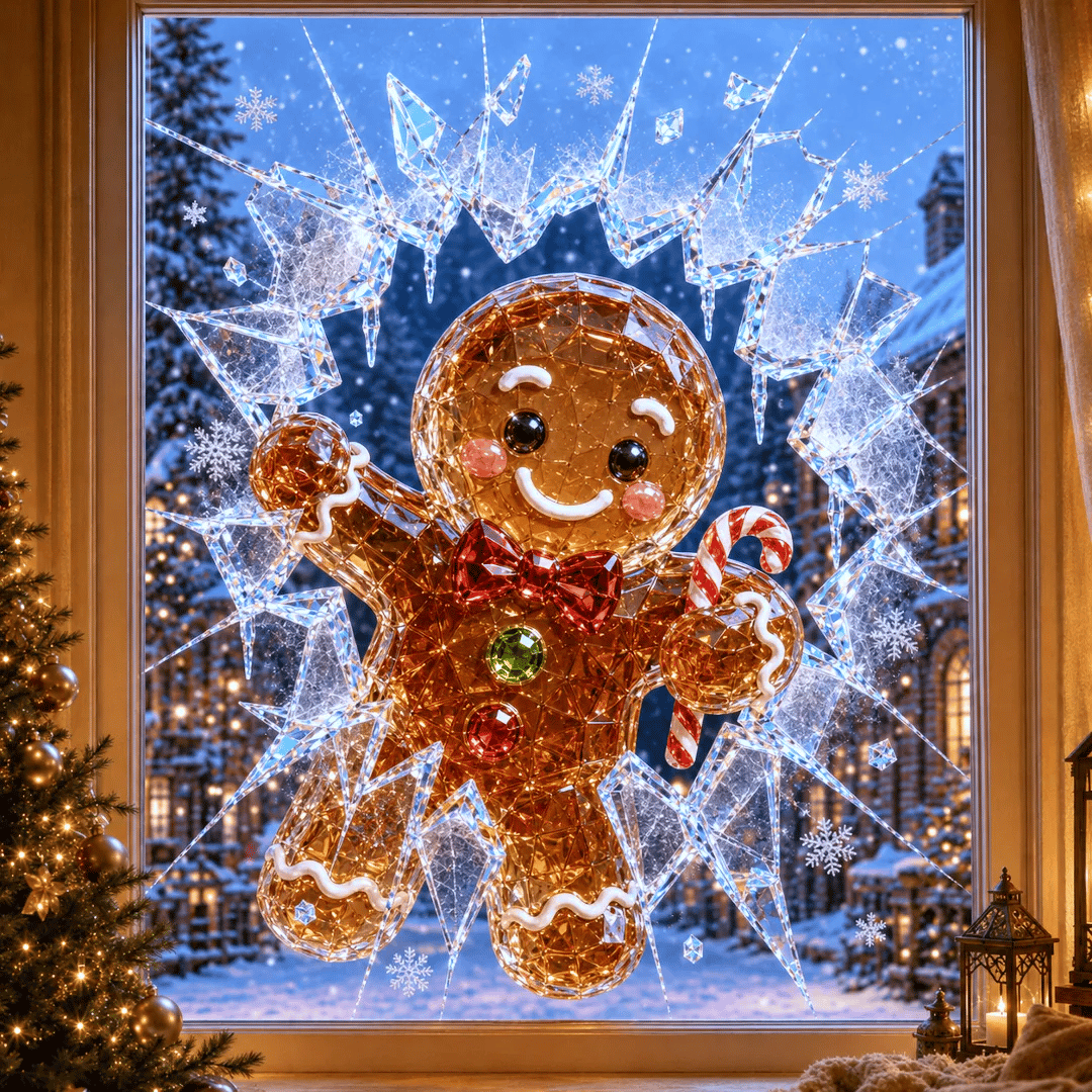 CrystalNoel 3D Christmas Window Sticker 8