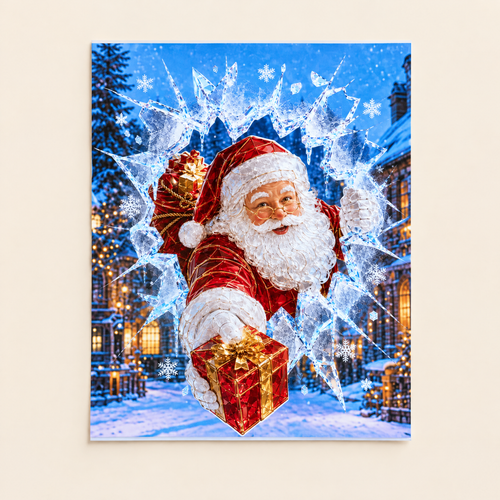 CrystalNoel 3D Christmas Window Sticker 1