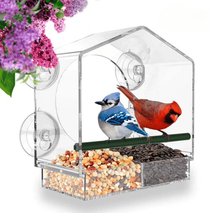 CrystalView Window Bird Feeder 1