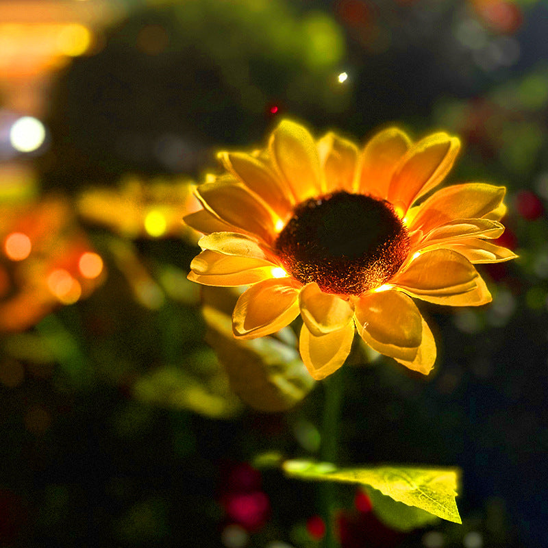 SunBloom Solar Sunflower Garden Stake Lights 14