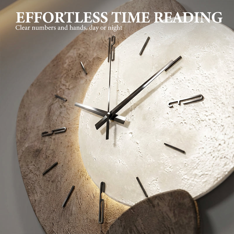 Luna Nordic Wall Clock with LED Backlight 11