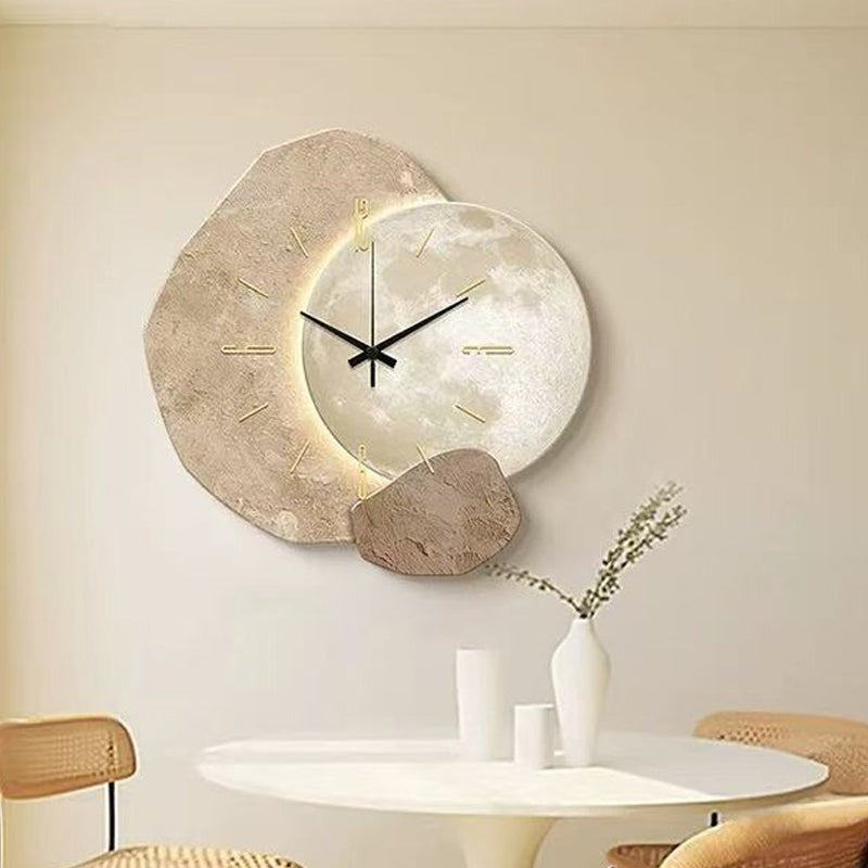 Luna Nordic Wall Clock with LED Backlight 3