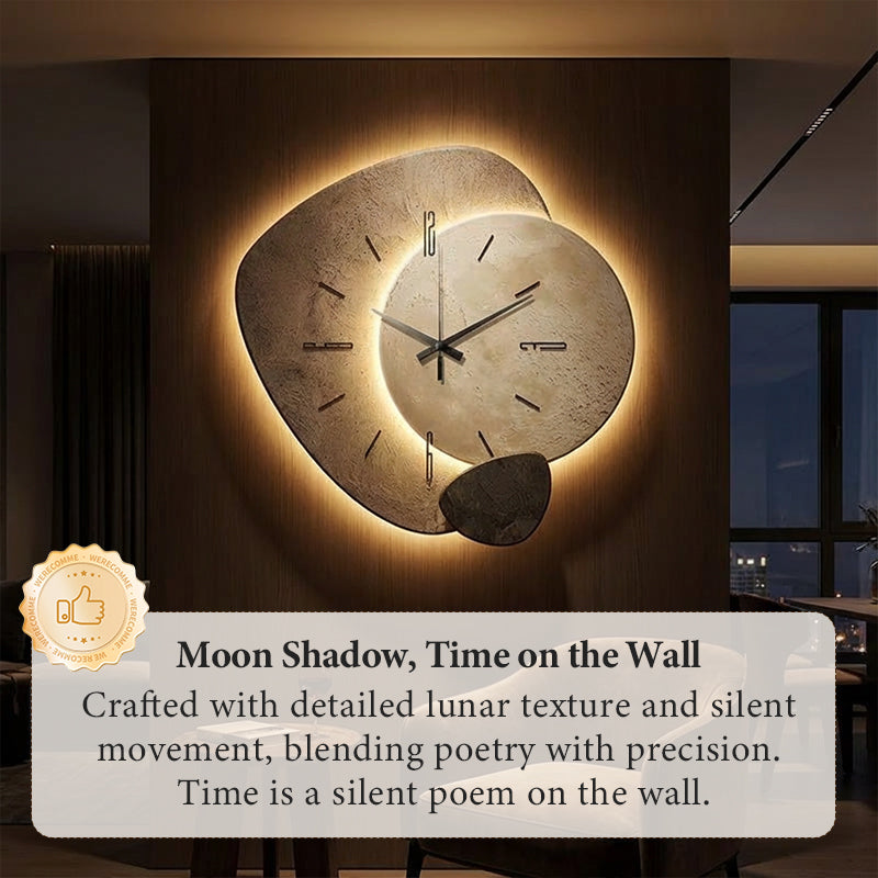 Luna Nordic Wall Clock with LED Backlight 12