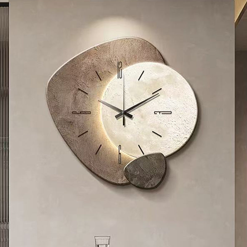 Luna Nordic Wall Clock with LED Backlight 4