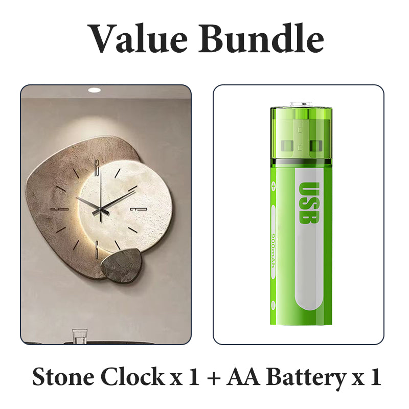Luna Nordic Wall Clock with LED Backlight 14