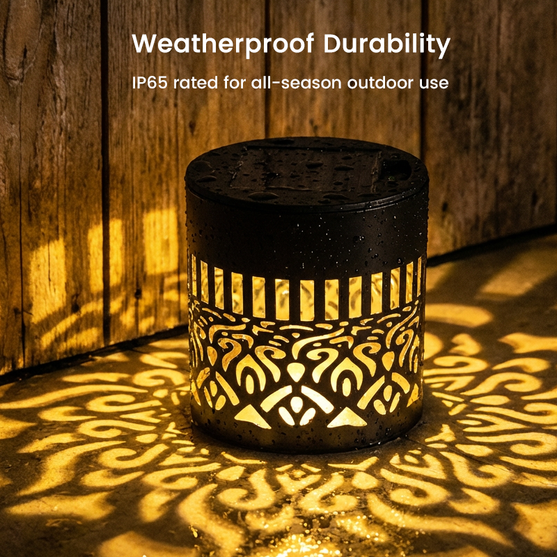Aura Boho Solar Lantern 11
