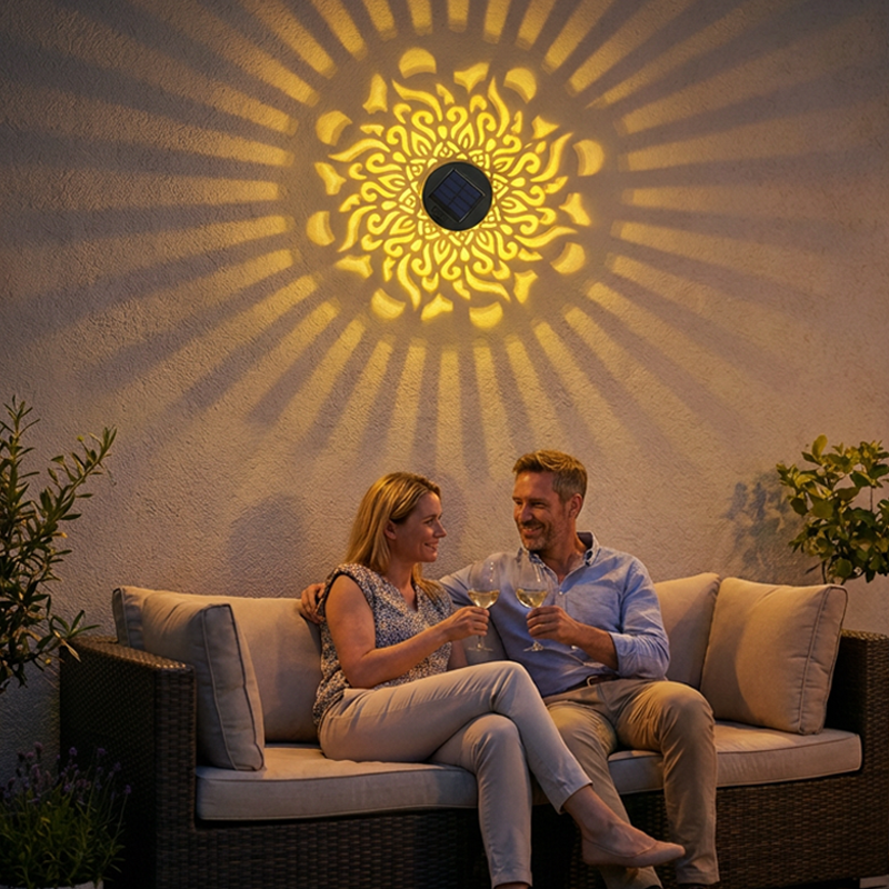 Aura Boho Solar Lantern 13