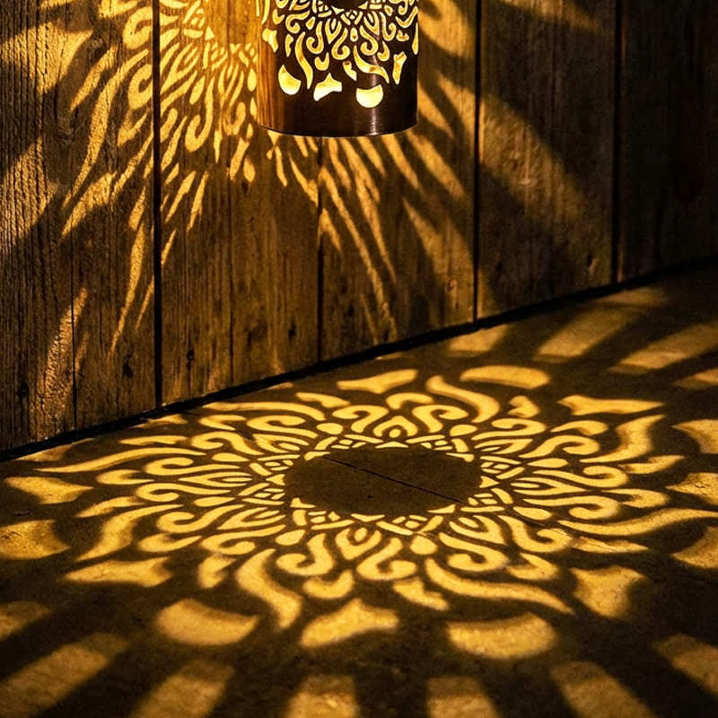 Aura Boho Solar Lantern 14