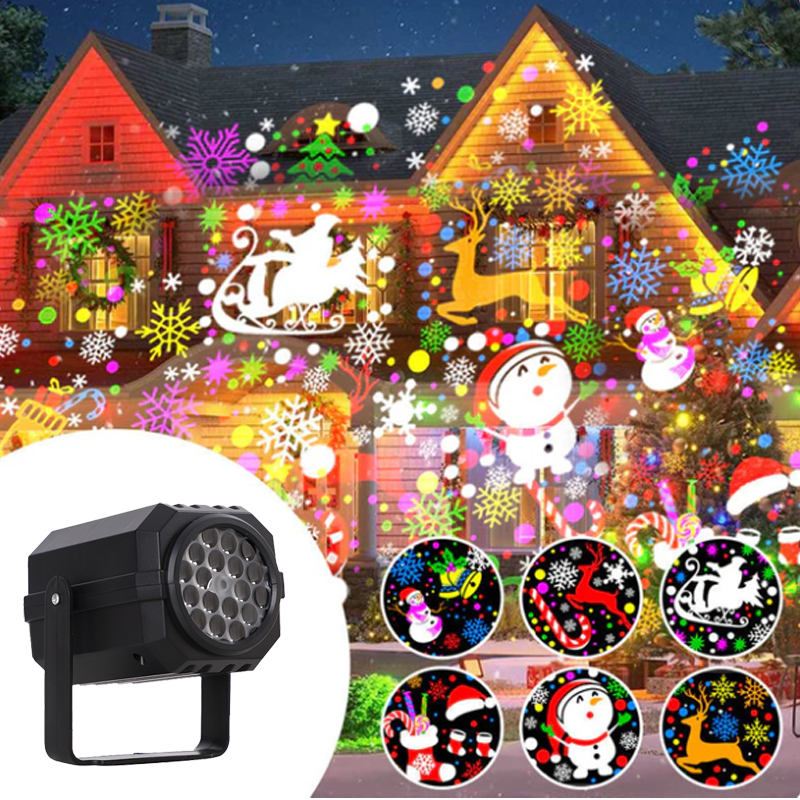 NoelBeam Rotating LED Christmas Projector 5