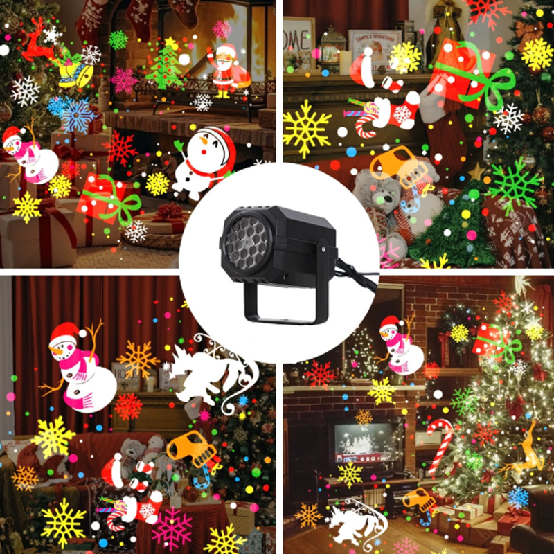 NoelBeam Rotating LED Christmas Projector 11