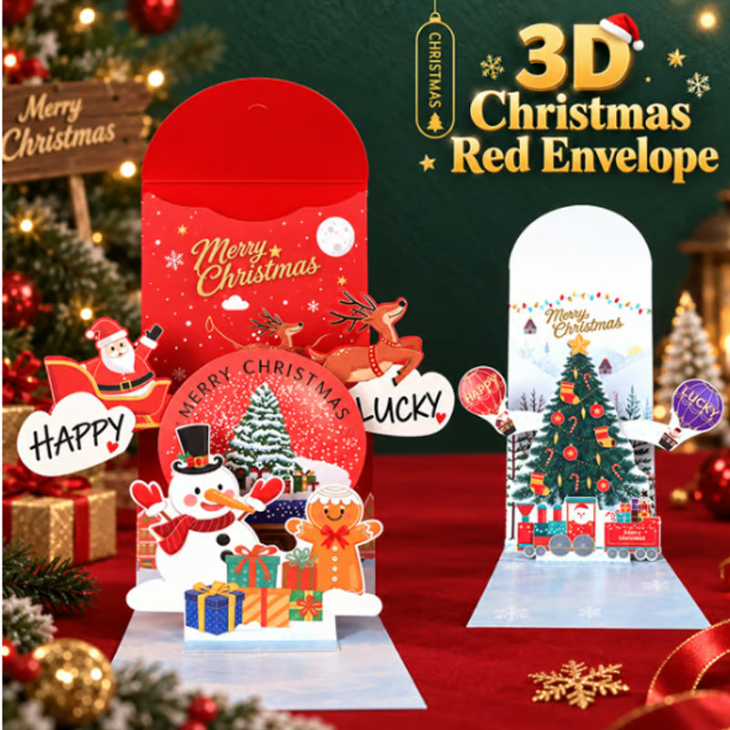 FestivaPop 3D Christmas Pop Up Money Cards 5
