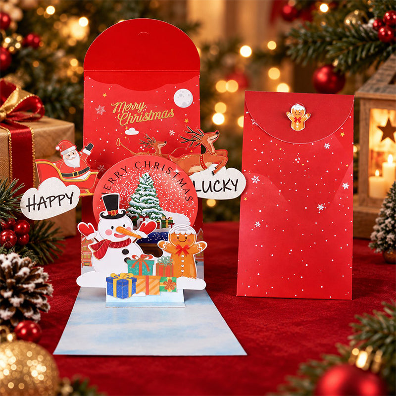 FestivaPop 3D Christmas Pop Up Money Cards 8