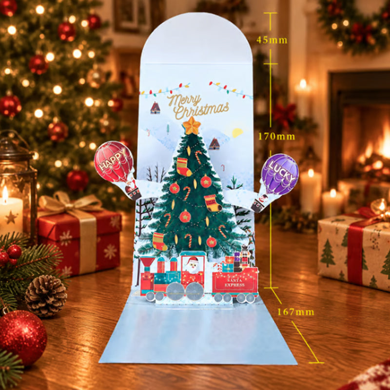 FestivaPop 3D Christmas Pop Up Money Cards 12