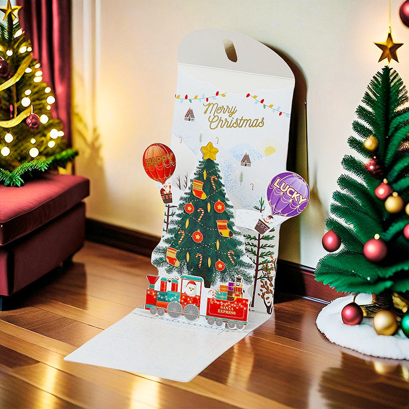 FestivaPop 3D Christmas Pop Up Money Cards 3